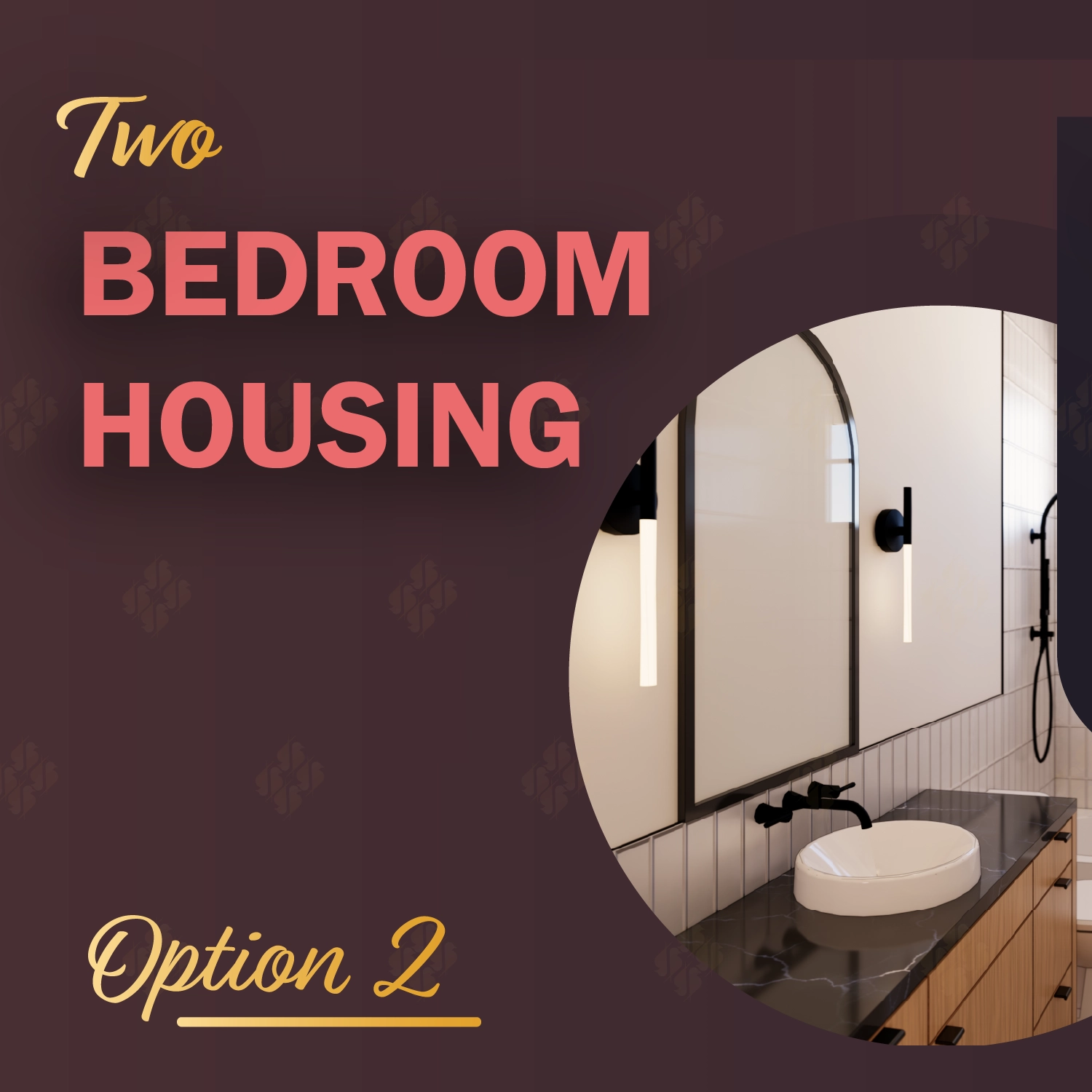2 Bedroom Housing_Option 2